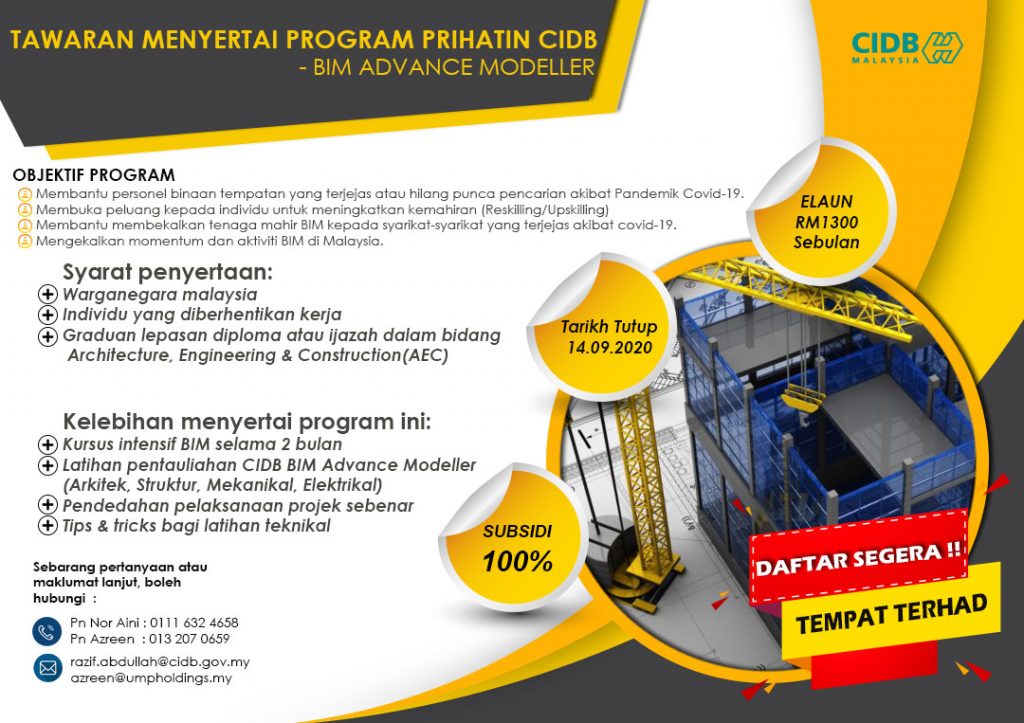 PROGRAM PRIHATIN CIDB – BIM ADVANCE MODELLER