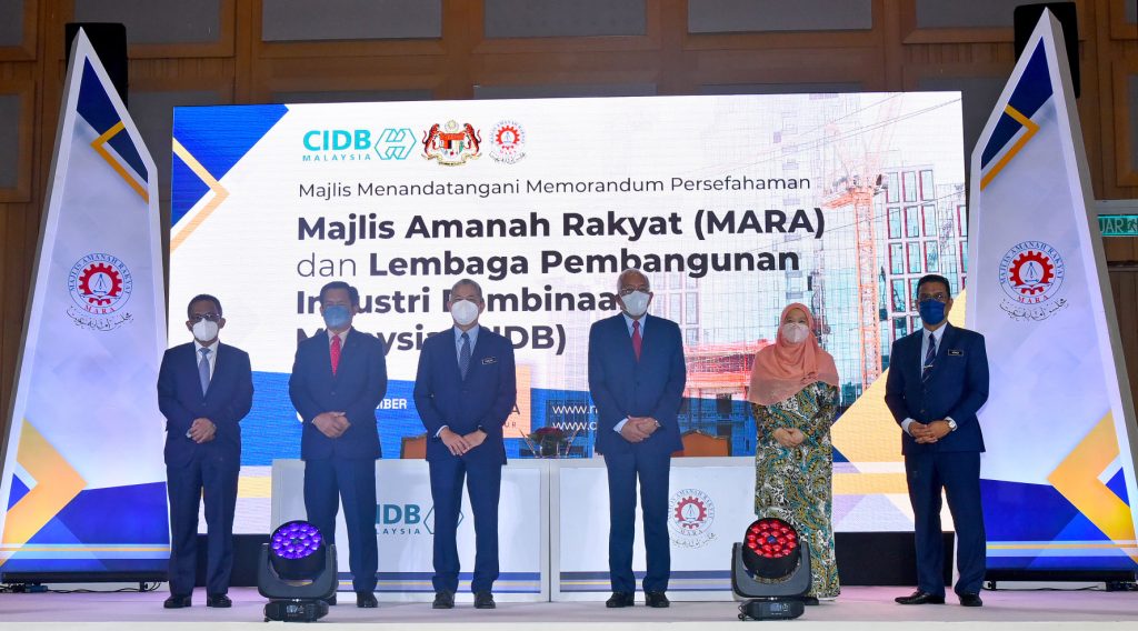 MARA DAN CIDB METERAI MOU TINGKATKAN KAPASITI KONTRAKTOR IBS BUMIPUTERA